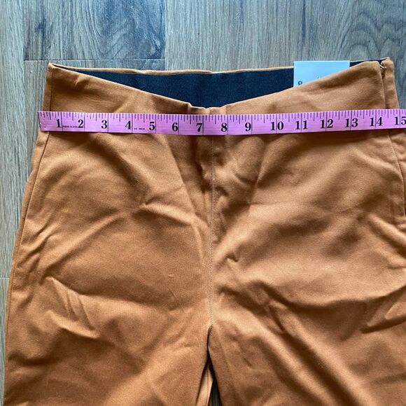 NWT Old Navy Women's Pants Size 8 Brown Chino Mid Rise Stretch - Picture 7 of 8